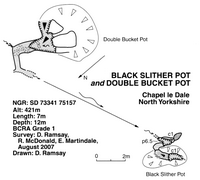 Descent 198 Black Slither Pot - Chapel-le-Dale